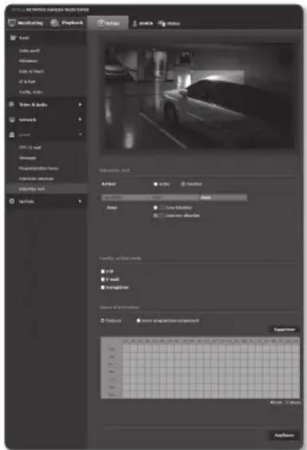 SAMSUNG SNDL6012P - Pour utiliser la detection de mouvement - 2