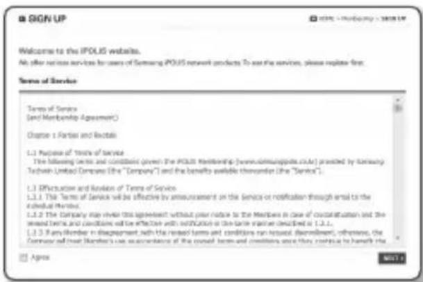 SAMSUNG SNDL6012P - Pour enregistrer votre produit sur le serveur Samsung DDNS - 1
