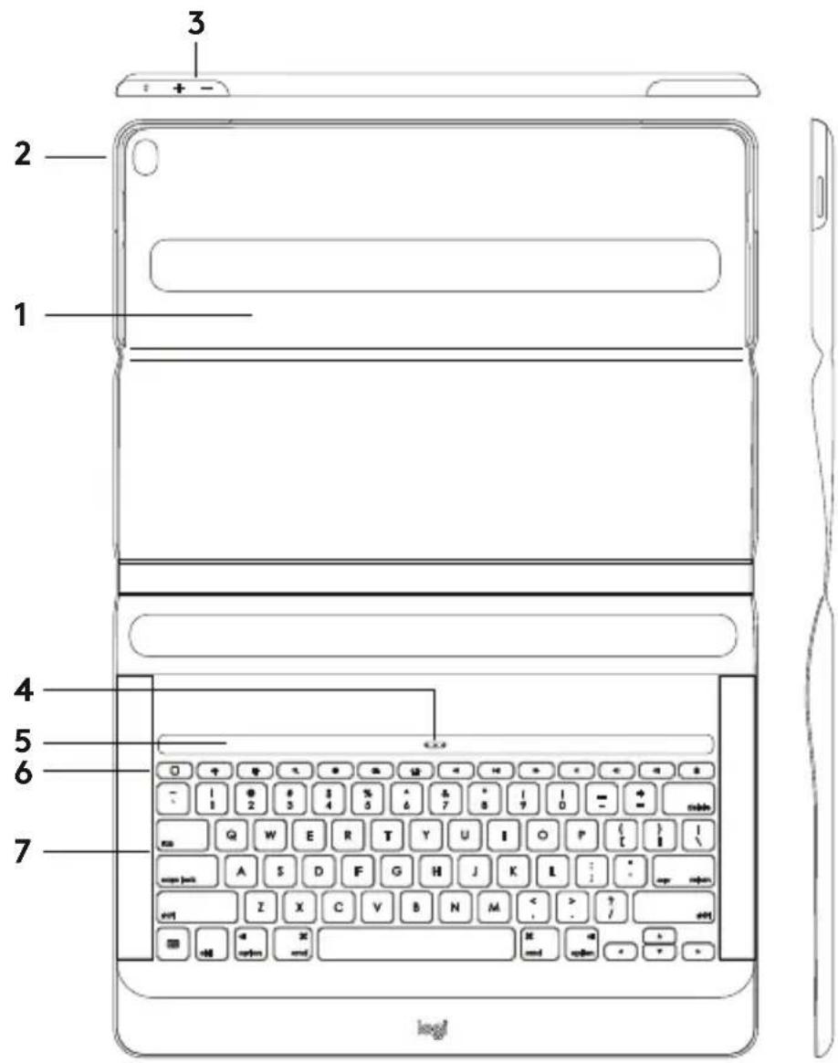 LOGITECH Create iPad Pro keyboard case - Conhecer o produto - 1
