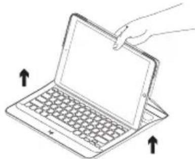 LOGITECH Create iPad Pro keyboard case - Deux positions de visualisation - 2