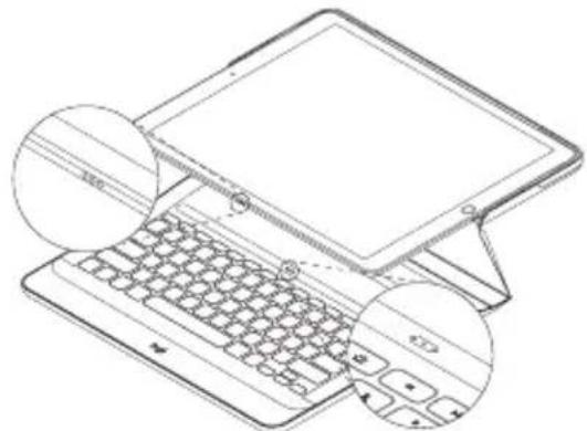 LOGITECH Create iPad Pro keyboard case - Two viewing positions - 1