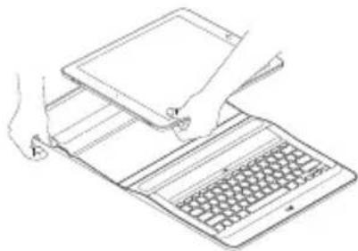 LOGITECH Create iPad Pro keyboard case - Armazenar o iPad para transporte - 4