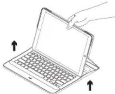 LOGITECH Create iPad Pro keyboard case - Duas posições de visualização - 2