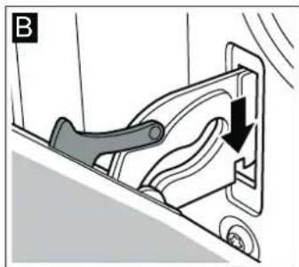 SIEMENS HE53GB650C - Accrocher la porte - 2