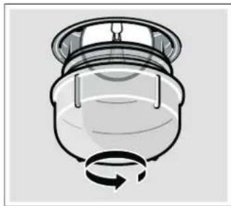 SIEMENS HE53GB650C - Changer la lampe du four au plafond - 2