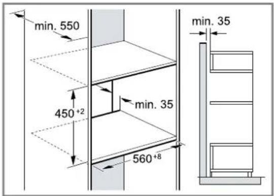 BOSCH CPA465GB0 - Inbouw in een hoge kast - 1