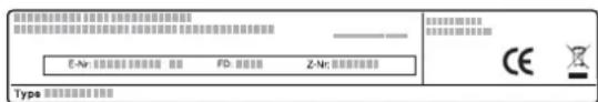 BOSCH CPA465GB0 - Codice prodotto (E-Nr.) e codice di produzione (FD) - 1