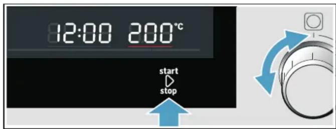 BOSCH CPA465GS0 - Verwarmingsmethode en temperatuur instellen - 2
