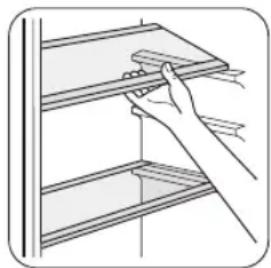 ZANUSSI ZRB24100XA - Áthelyezhető polcok - 1