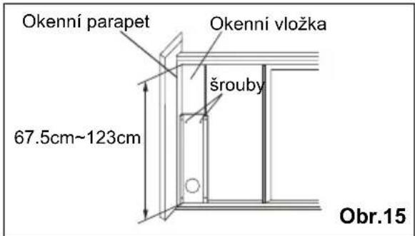 ELECTROLUX EXP11CKEWI - Instalace do posuvného okenního křídla - 2