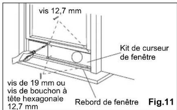 ELECTROLUX EXP11CKEWI - Installation d'une fenêtre à guillotine double - 5