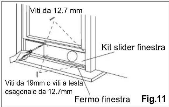 ELECTROLUX EXP11CKEWI - Installazione di una finestra a doppia fascia sospesa - 5