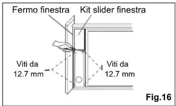 ELECTROLUX EXP11CKEWI - Installazione di una finestra scivolante sospesa - 3
