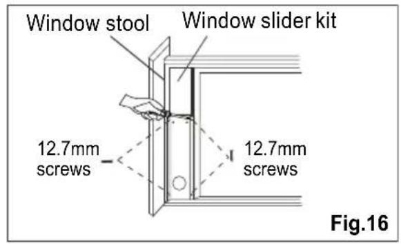 ELECTROLUX EXP11CKEWI - Installation in a double-hung sash window - 11