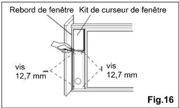 ELECTROLUX EXP11CKEWI - Installation sur une fenêtre coulissante - 3