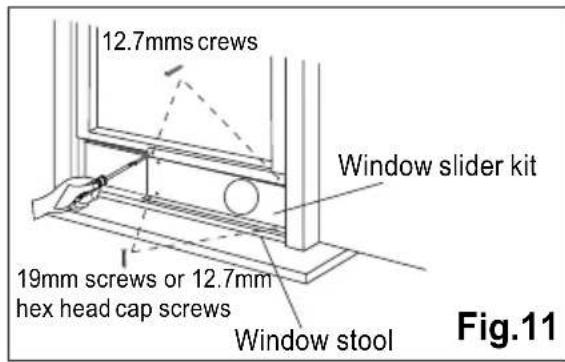 ELECTROLUX EXP11CKEWI - Installation in a double-hung sash window - 5