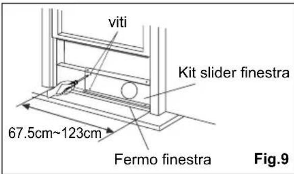 ELECTROLUX EXP11CKEWI - Installazione di una finestra a doppia fascia sospesa - 2