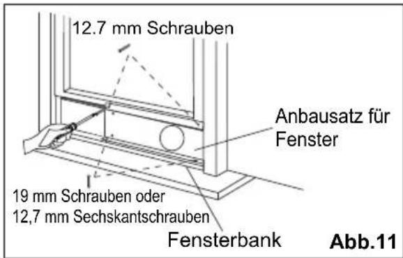 ELECTROLUX EXP11CKEWI - Installation in ein doppelflügeliges Schiebefenster - 5