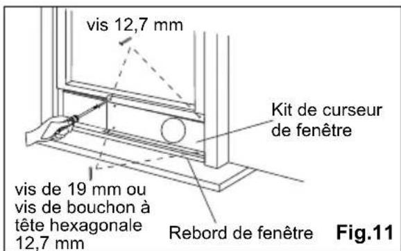 ELECTROLUX EXP09CKEWI - Installation d'une fenêtre à guillotine double - 4