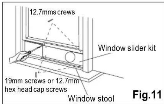 ELECTROLUX EXP09CKEWI - Installation in a double-hung sash window - 4