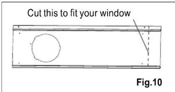 ELECTROLUX EXP09CKEWI - Installation in a double-hung sash window - 3