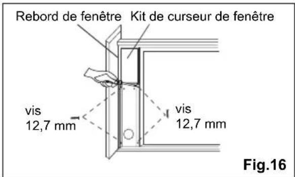 ELECTROLUX EXP09CKEWI - Installation d'une fenêtre à guillotine double - 9