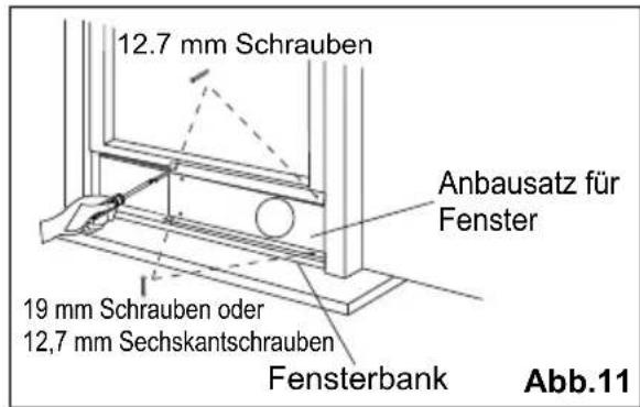 ELECTROLUX EXP09CKEWI - Installation in ein doppelflügeliges Schiebefenster - 5