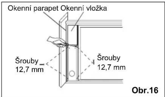 ELECTROLUX EXP09CKEWI - Instalace do posuvného okenního křídla - 3