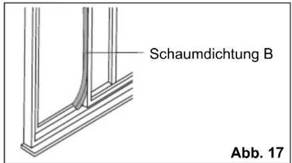 ELECTROLUX EXP09CKEWI - Installation in ein Schiebefenster - 4