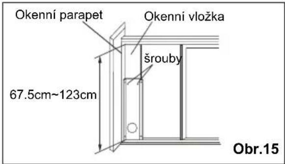 ELECTROLUX EXP09CKEWI - Instalace do posuvného okenního křídla - 2