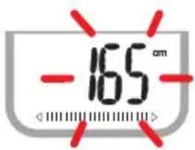 TEFAL Body Master BM6010 - 2/ Selectie van de lenghte (tussen 100 en 220~cm ): - 1