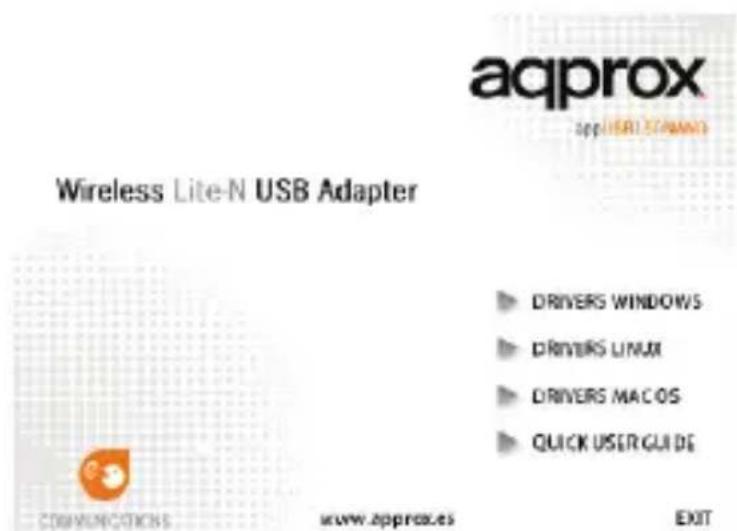 Approx WirelessN Nano USB Adapter - Windows XP, Windows Vista en Windows 7 - 1