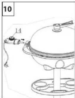TRISTAR BQ2823 - Grill elektryczny - 11