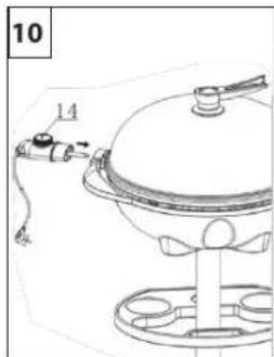 TRISTAR BQ2823 - Elektrischer Barbecue - 11