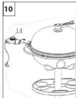 TRISTAR BQ2823 - Barbecue elettrico - 10