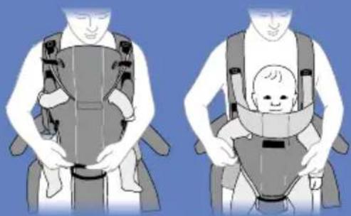 BabyBjörn Baby Carrier Miracle - POSITION DE L'ENFANT DANS LE PORTE-BEBÉ - 1