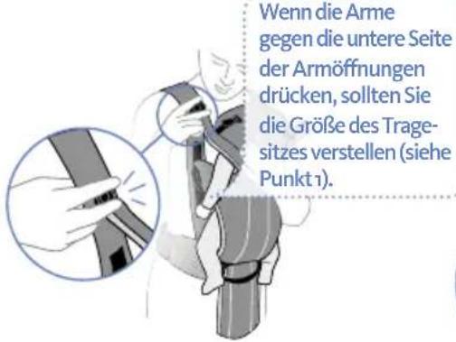 BabyBjörn Baby Carrier Miracle - VERWENDUNG DES TRAGESITZES - 5
