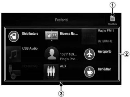 ALPINE X802DU - Funzione Preferiti - 1