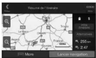 ALPINE X802DU - Sélection d'une destination (X902D/X802D-U/INE-W710D uniquely) - 4