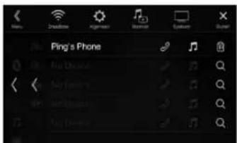 ALPINE X802DU - Raak [] aen om een neueu apparaat te zoeken. - 1