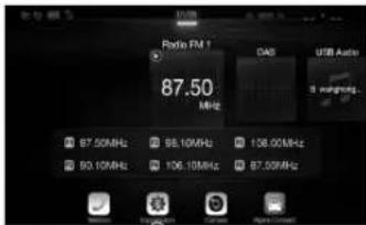 ALPINE X802DU - Toccare il pulsante [Impostazioni] nella schermata Menu. - 1