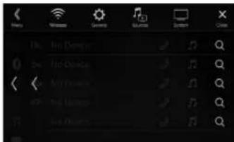 ALPINE X802DU - Touch[] to search for a new device. - 1