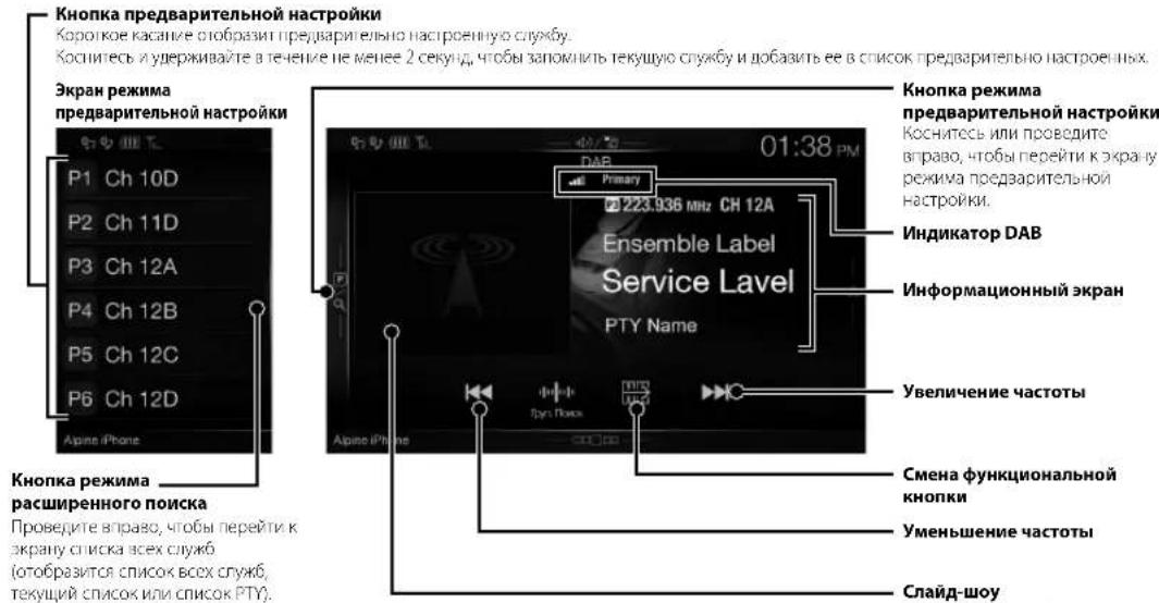 ALPINE X802DU - Pa6oTa C DAB/DAB+/DMB - 1