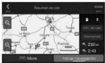 ALPINE X802DU - Establecer un destino (X902D/X802D-U/INE-W710D solo) - 2