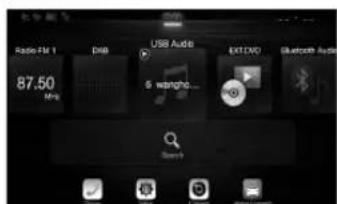 ALPINE X802DU - Switching the Audio Sources Screen to a Dedicated Screen - 5