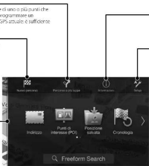 ALPINE X802DU - Accesso alla mappa - 1