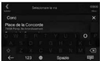 ALPINE X802DU - Impostazione di una destinazione (solo X902D/X802D-U/ INE-W710D) - 3