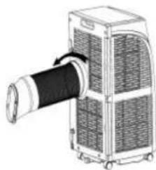 ROTEL U797CH1 - Assembly method of exhaust pipe (For COOL Mode) - 3