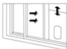 ROTEL U798CH1 - Fenster Einschub-Set Montage - 2