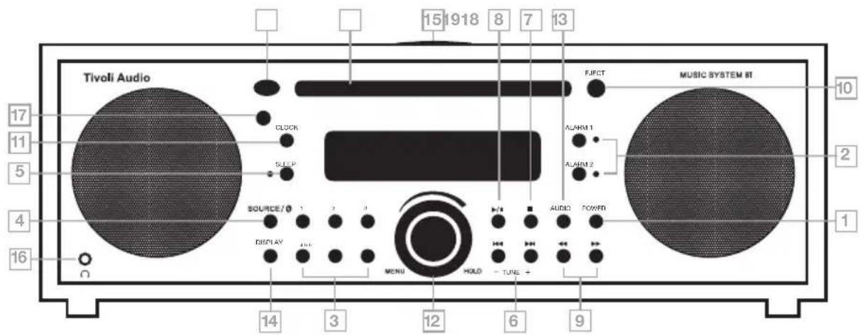 TIVOLI AUDIO Music System BT - Voorzijde - 1
